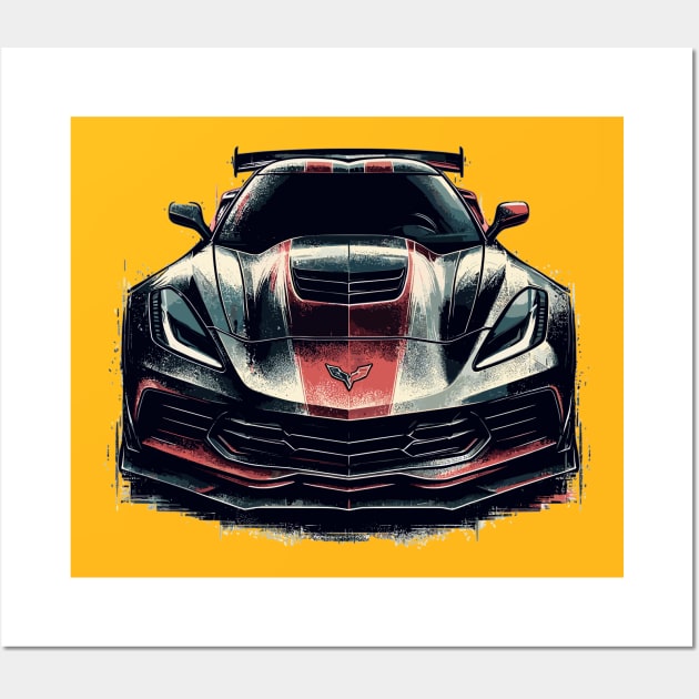 Chevrolet Corvette Wall Art by Vehicles-Art